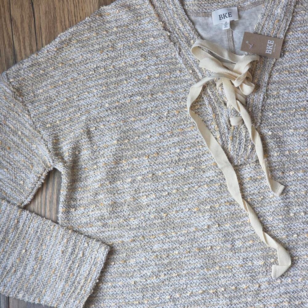 NWT BKE Reverse French Terry Top - Picture 5 of 7